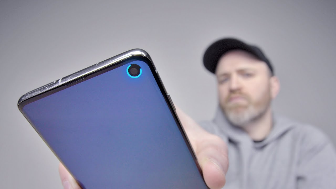 Специальные функции дырокола Galaxy S10