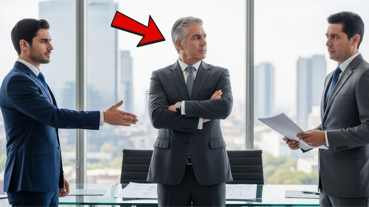 CEO ARROGANTE rechazó ESTRECHAR la MANO… lo que PASÓ después fue ÉPICO