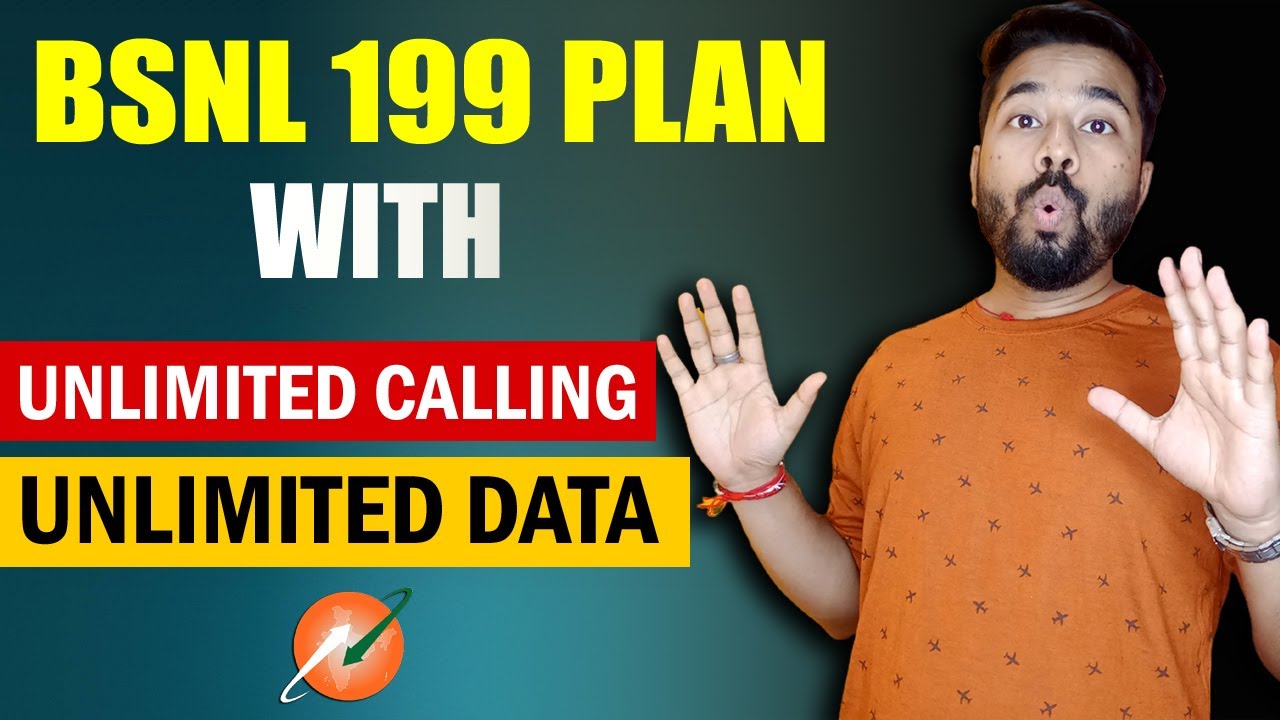 BSNL Biggest Update :- Bsnl Launch New 199 Plans for Unlimited Calling & Unlimited Data for 1 Month