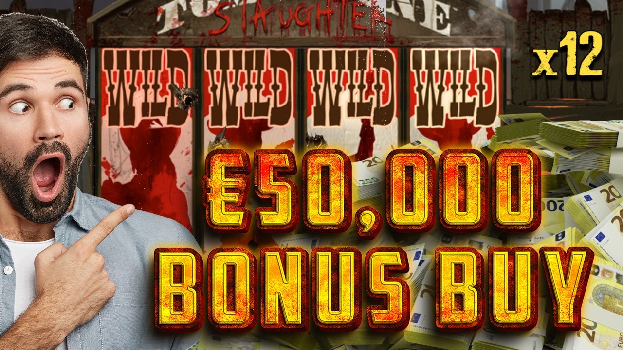 TOMBSTONE SLAUGHTER (NOLIMIT CITY SLOT) &ndash; MY FIRST &euro;50,000 BONUS BUY &ndash; BIG WIN!