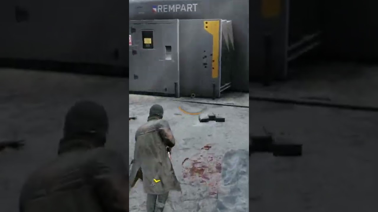 Aiden Pierce combat with Rempart Security guards #shorts #gameplay #stealthgame #watchdogslegion
