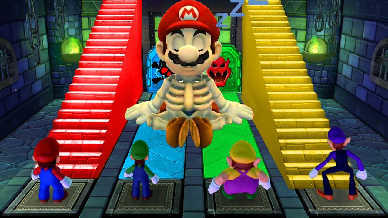 【マリオパーティ10】究極のミニゲーム対決マリオVsルイージVsワリオVsワルイージ(たつじん難易度)