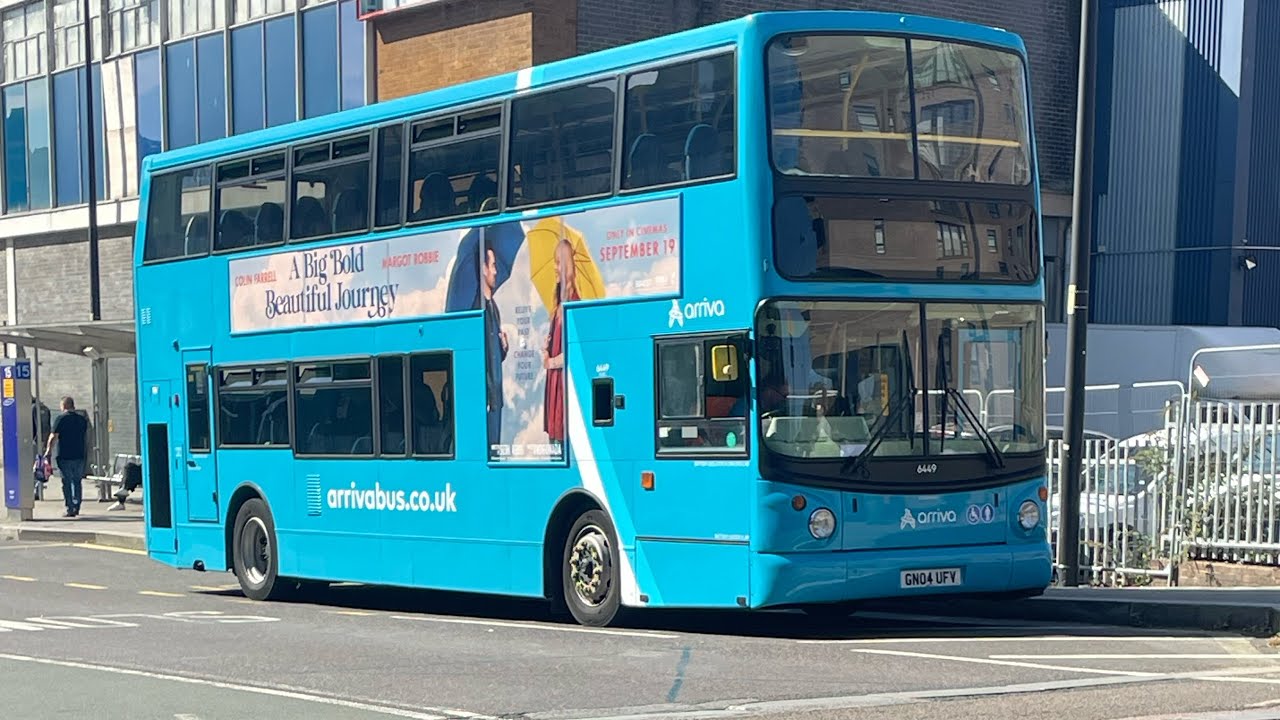 RESURRECTED/FLOORED! Arriva Kent and Surrey Volvo B7TL Alexander ALX400 6449 GN04 UFV on Route 191