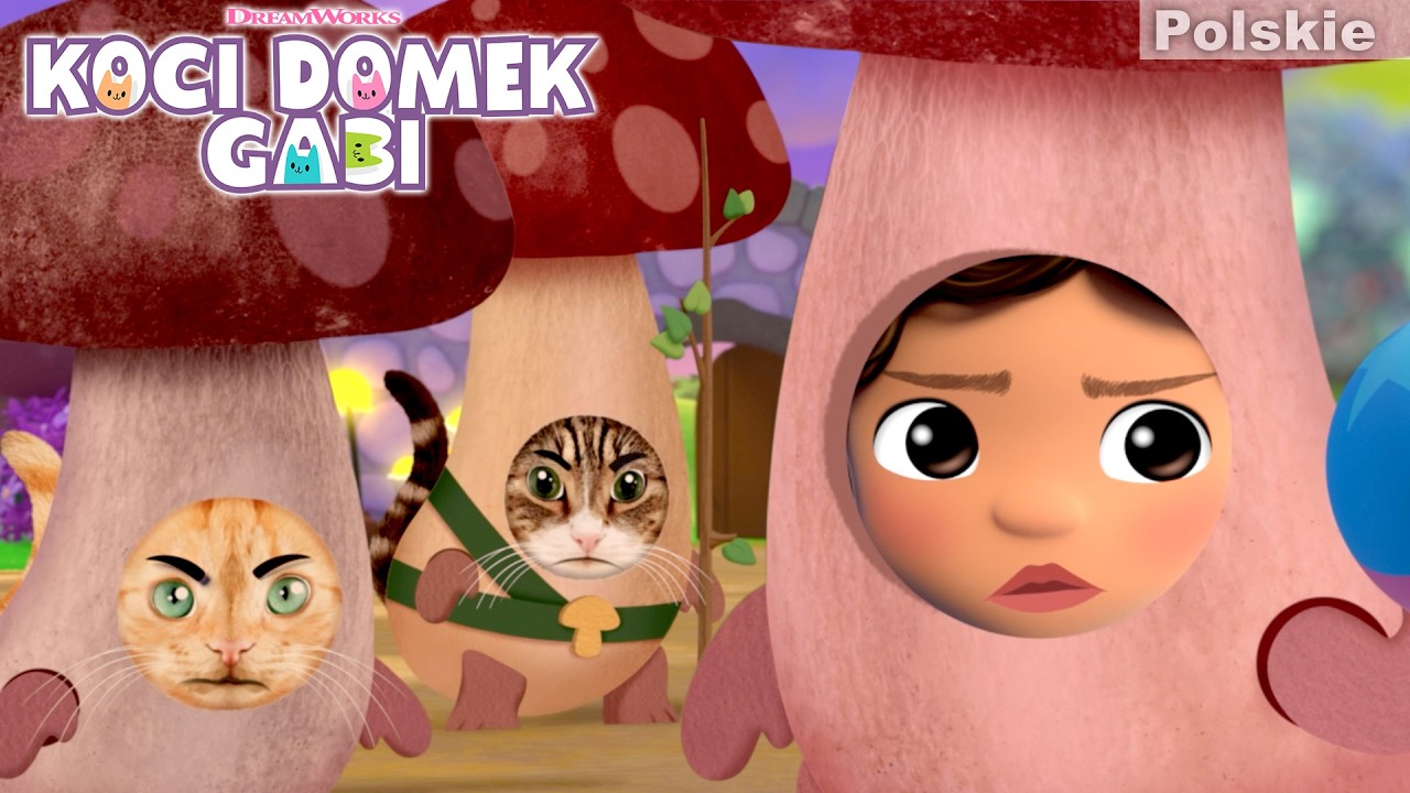 Gabi jest GBUROWATA? 😠😡😾 Człapanie przez Gburkowy Grzybowy B&oacute;r! | KOCI DOMEK GABI | Netflix