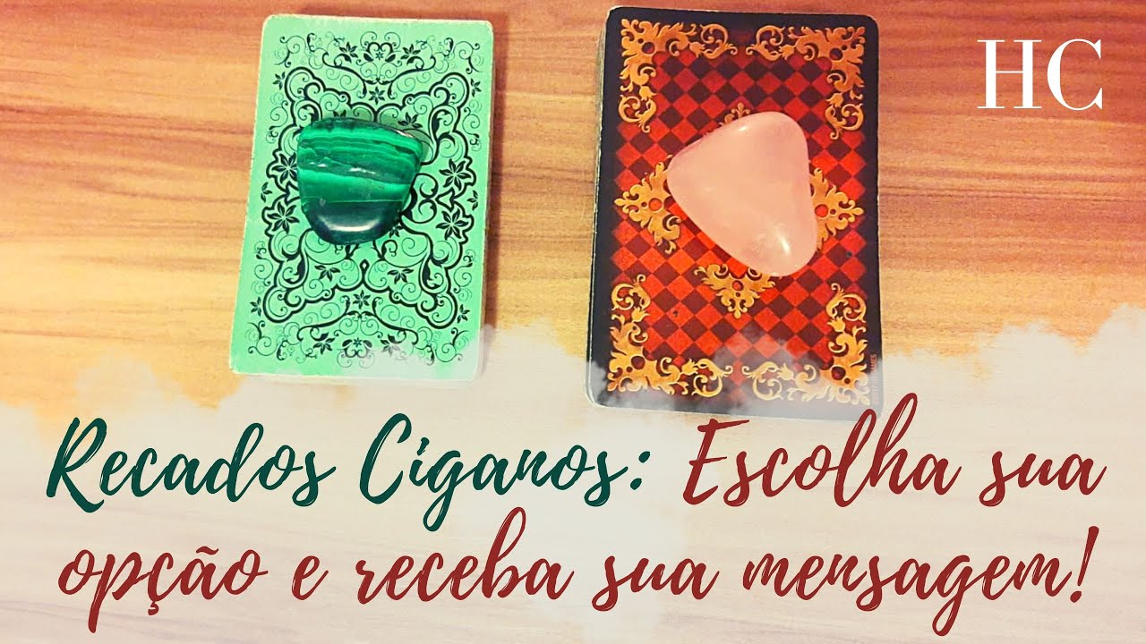 RECADOS CIGANOS: Escolha sua opção e receba sua mensagem! - Henrique Cecatto Tarot