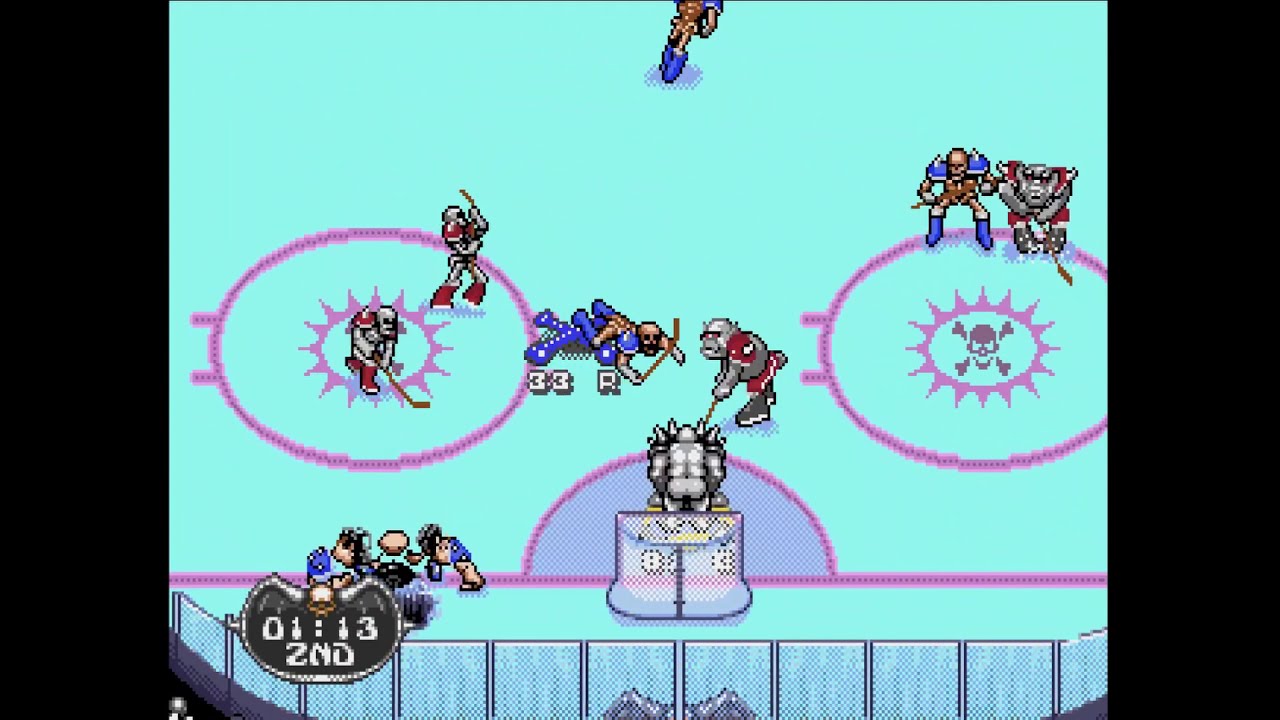 Mutant League Hockey Longplay (Sega Genesis Game)