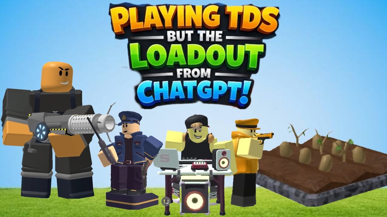 Playing Tower Defense Simulator but the loadout from ChatGPT