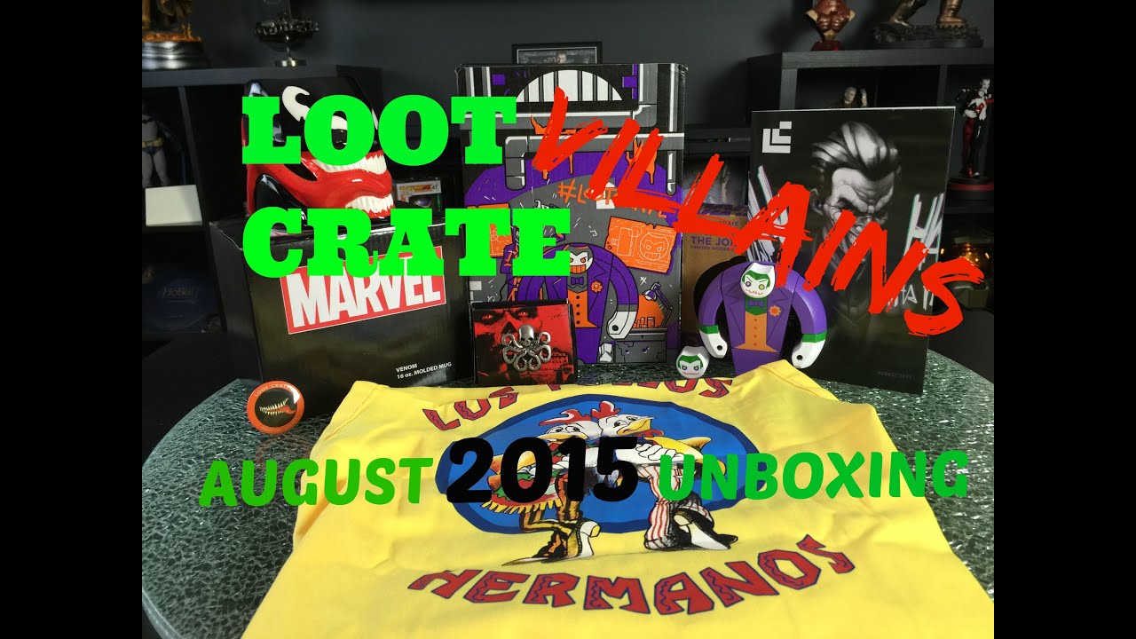 Loot Crate Villains 2 Unboxing (August 2015)