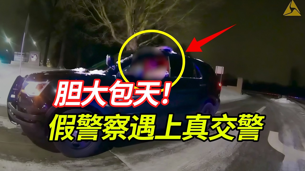 胆大包天！假警察遇上真交警