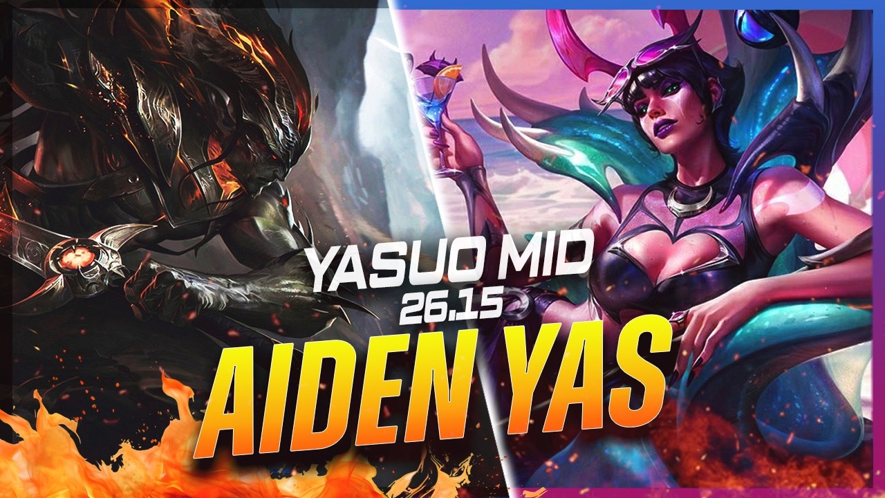 AIDENYASUO &mdash; Ясуо против Ле Блан на миде, патч 26.15 &mdash; Геймплей на Ясуо (Грандмастер)
