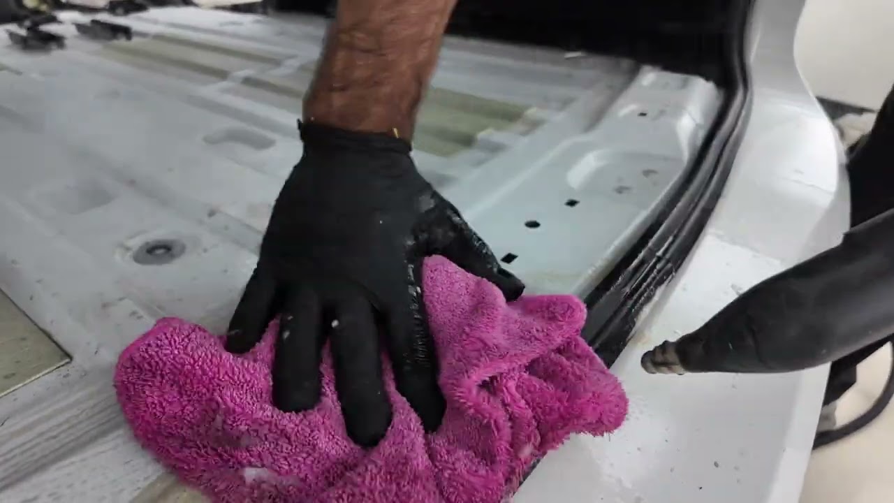 How to clean a car with spilled AdBlue PART 1