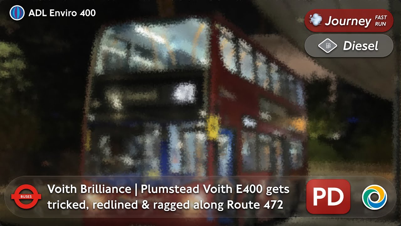 A2016 Drag Race👀 | Plumstead Voith E400 gets tricked, redlined & ragged along South East’s Route 472