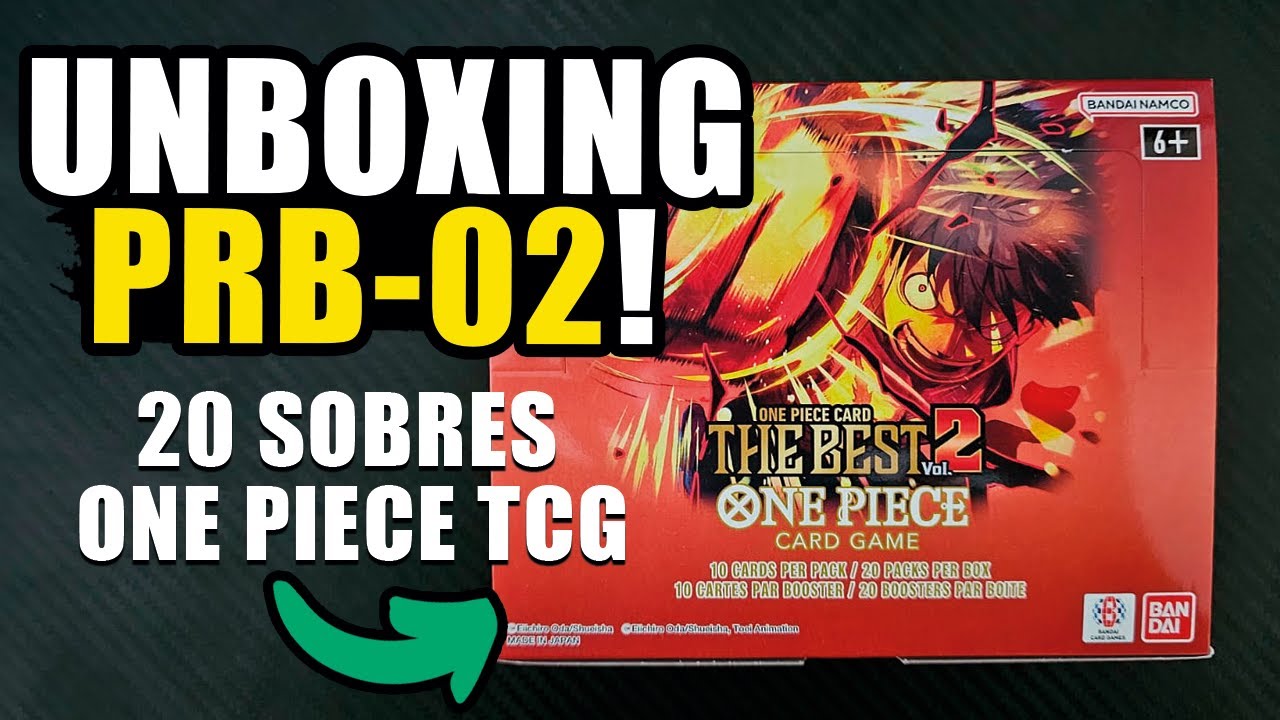 ONE PIECE CARD GAME UNBOXING CAJA PRB02 ! 🏴‍☠️