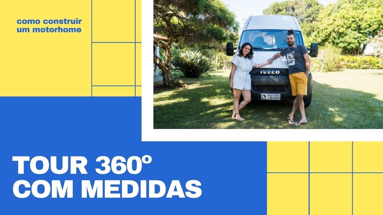TOUR 360º COM MEDIDAS I Como CONSTRUIR um MOTORHOME #22
