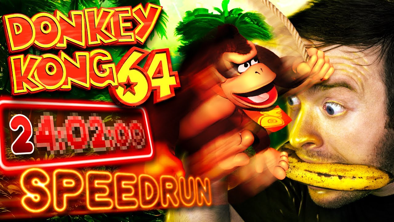 Donkey Kong 64 SPEEDRUN Any% (World Record) | Domtendo Reaktion