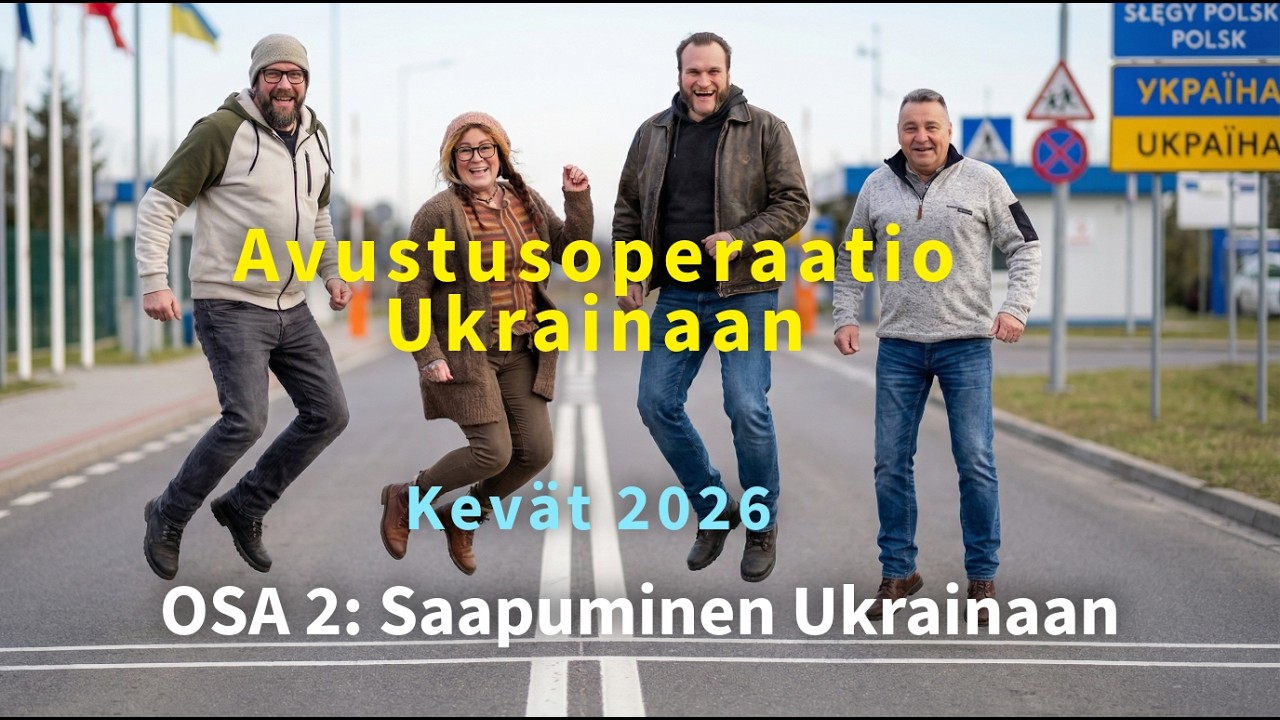 Ukrainan avustusoperaatio, kevät 2026 - osa 2: Saapuminen Ukrainaan