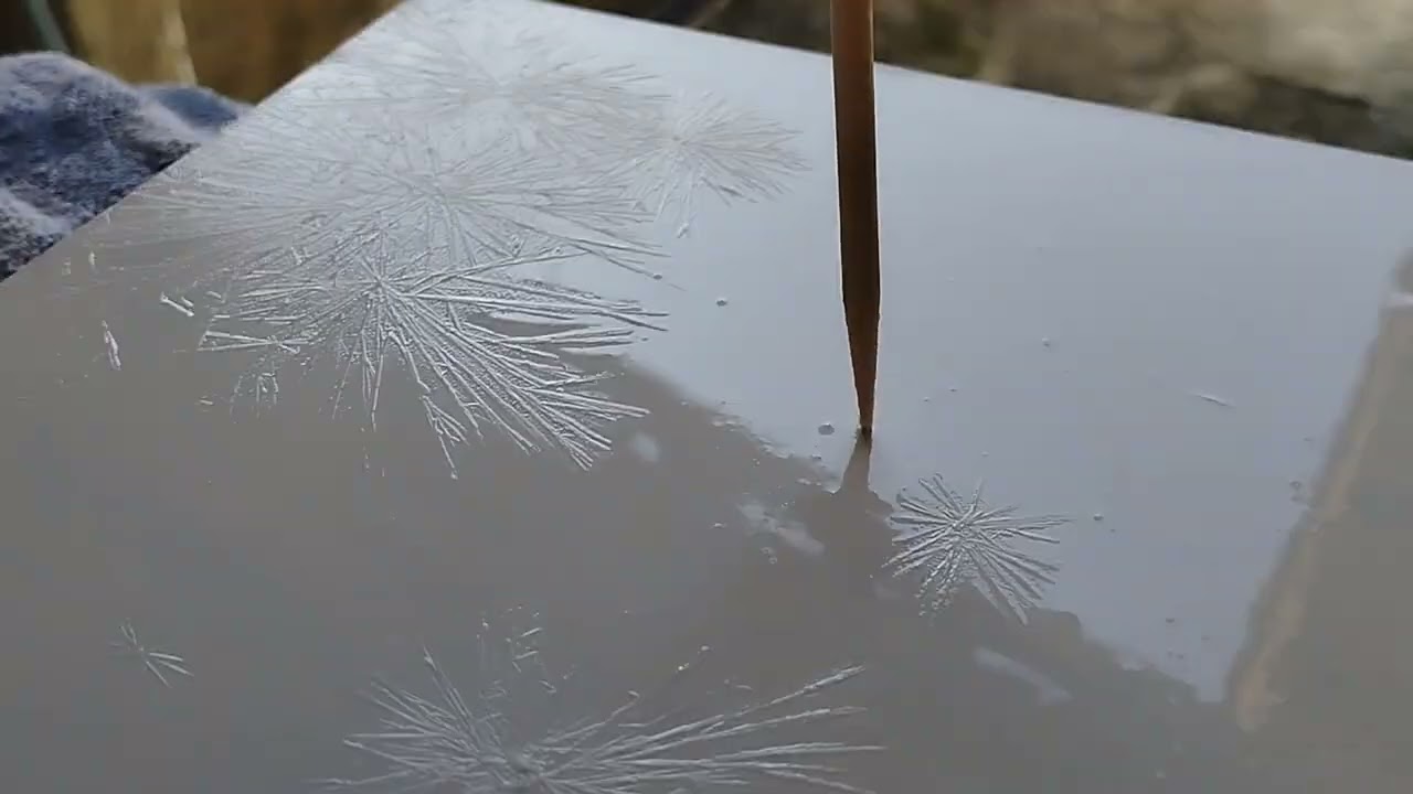 Pintura efeito cristal  vídeo 2