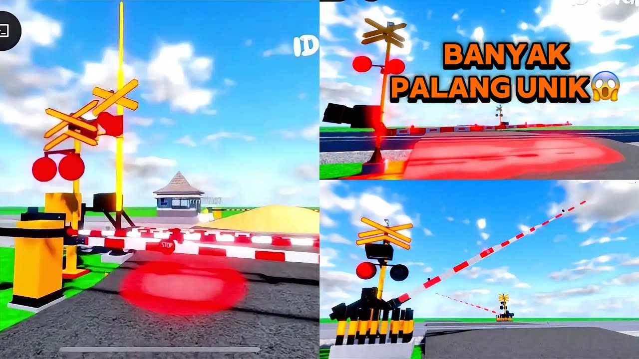 ADU SIRINE‼️MAP : REALISTIC PERLINTASAN KERETA API  / INDONESIA RC GAME ROBLOX 