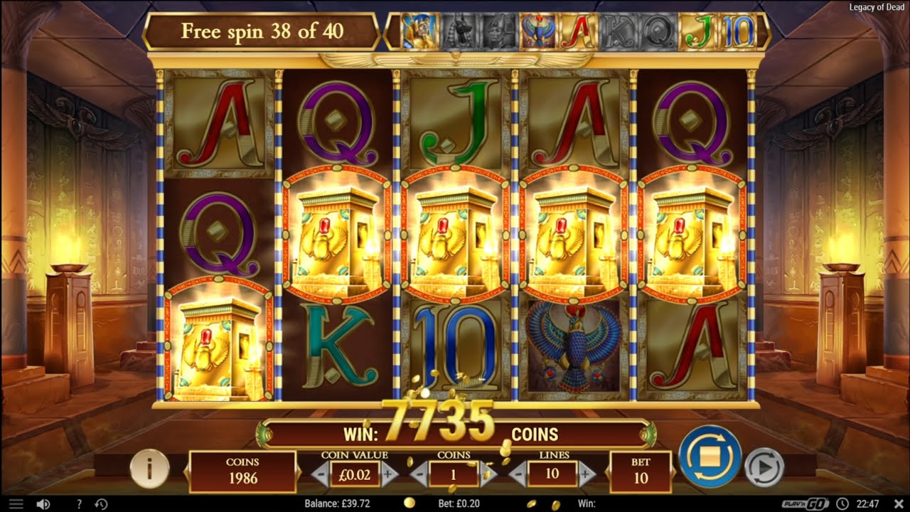 (Play N Go) Legacy Of Dead (Mega Win) 5 Scatters!