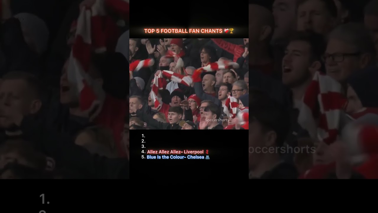 MOST AMAZING FOOTBALL FAN CHANTS ❤️‍🩹😱  