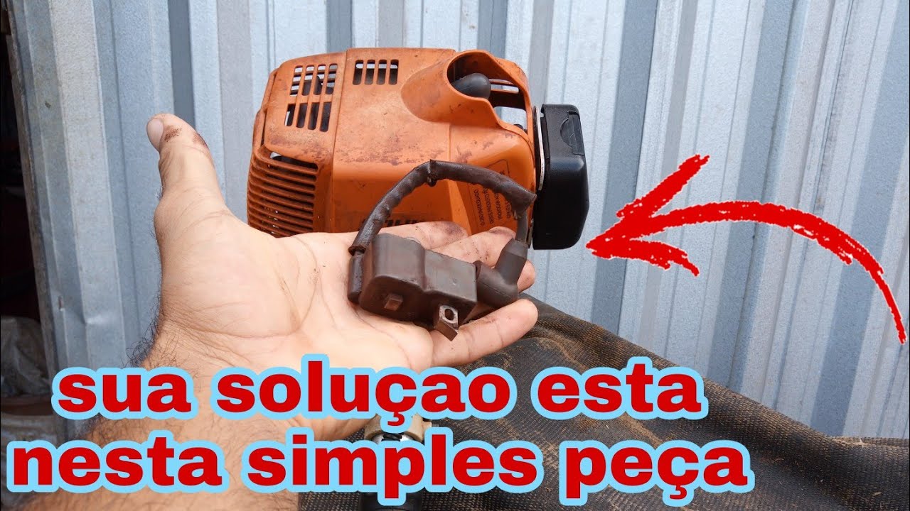 Roçadeira funciona um tempo e morre/nao liga mais depois que esquenta (soluçao do defeito)