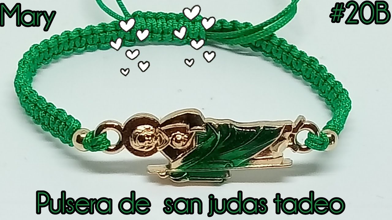 COMO HACER UNA PULSERA DE SAN JUDAS TADEO  // CON HILO CHINO..