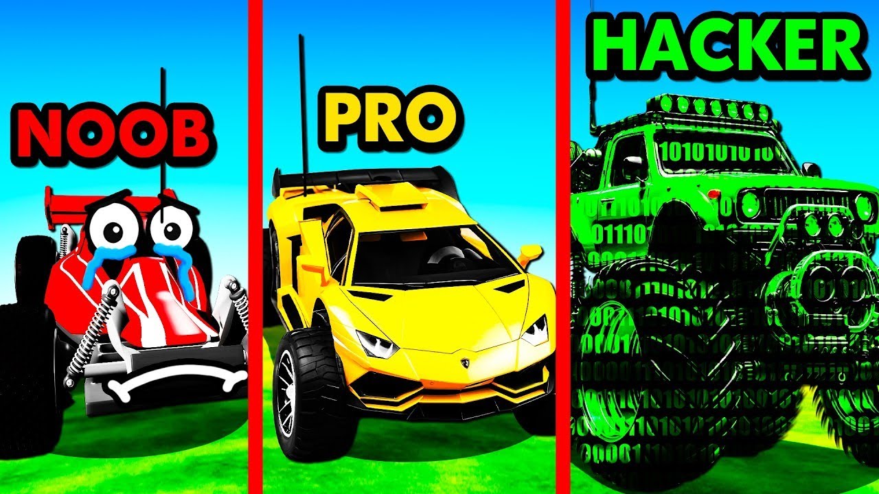 AUTOS a CONTROL REMOTO NOOB vs PRO vs HACKER