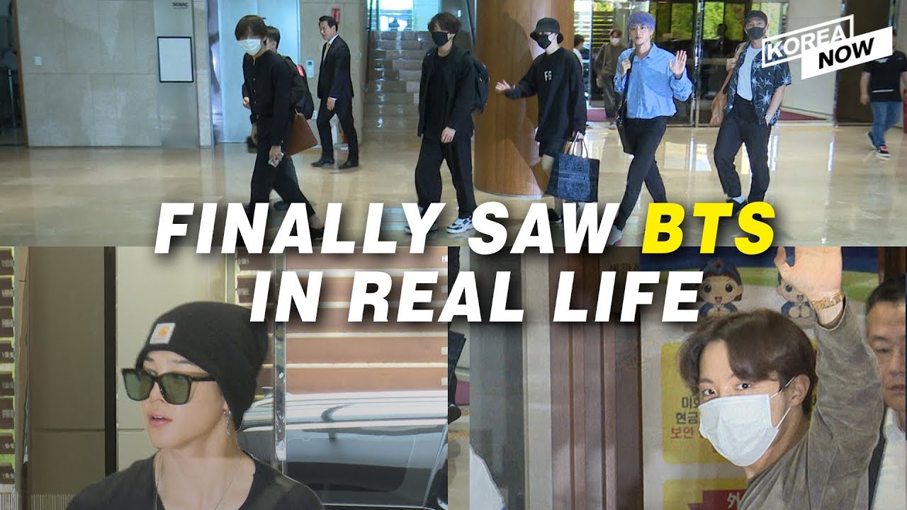 BTS appeared at Gimpo airport, heading to Shizuoka, Japan, their final world tour destination