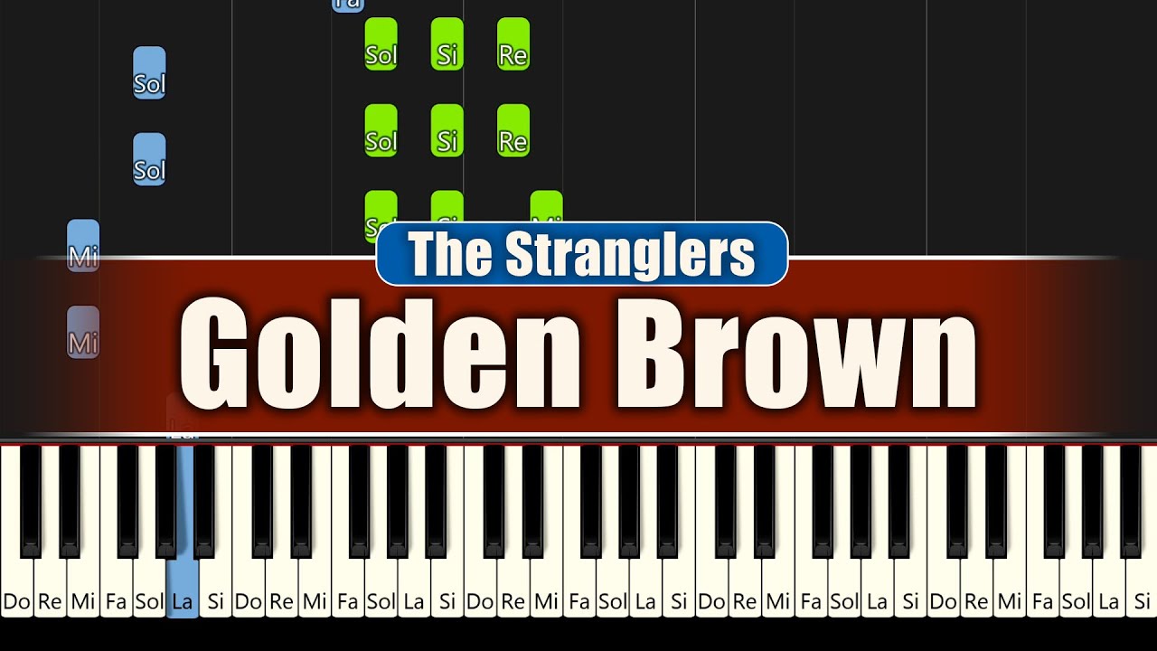 The Stranglers - Golden Brown - Piyano