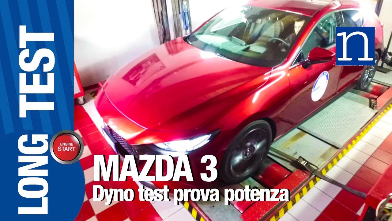3 | Mazda3 LRT | Sfida Skyactiv-X Benzina vs diesel | Test potenza comparativa al banco prova