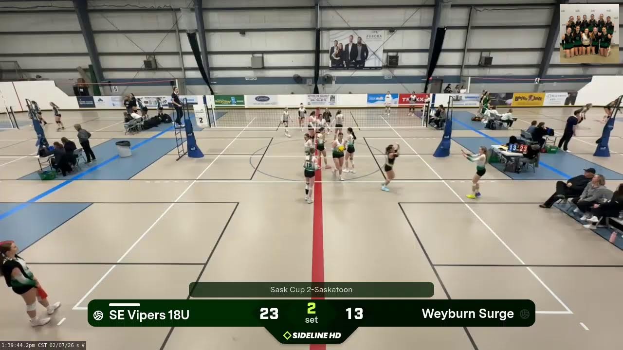 SE Vipers 18U @ Weyburn Surge (2026.02.07)