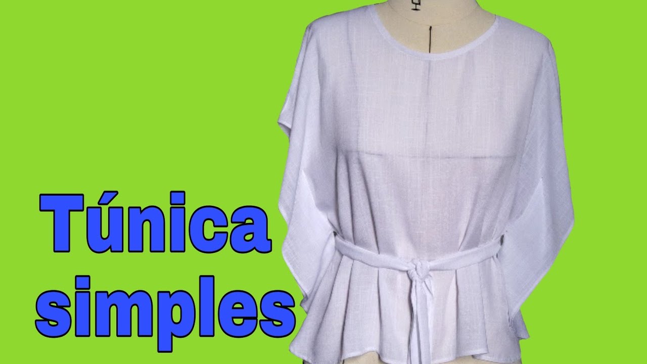 Como fazer túnica  tamanho 40 #costuraparaprincipiantes