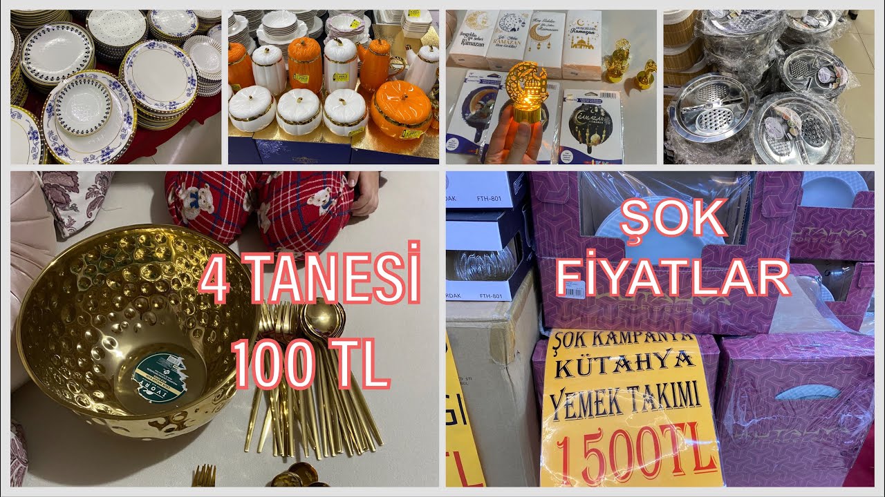 KAYALAR AVM TURU✅1000 TL’YE 12’Li SET YAPTIM❌4 TANESi 100 TL⁉️NELER ALDIM❌