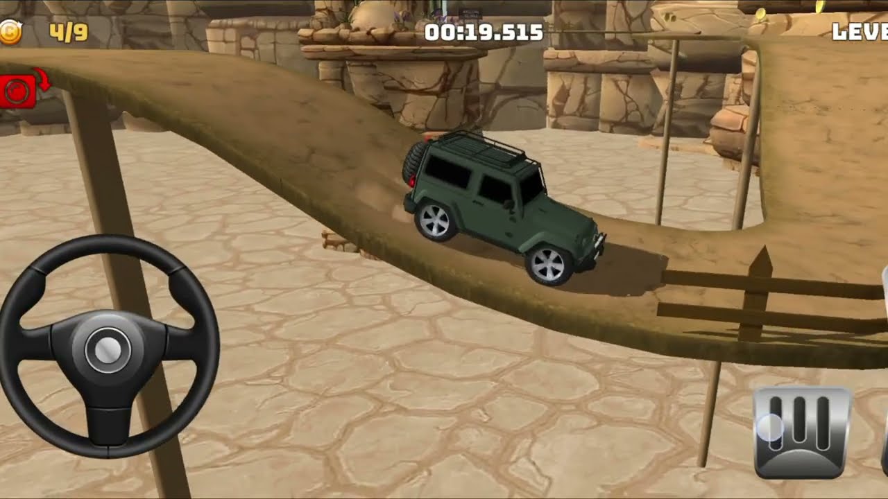 Off Road Car game || car driving game || viral video game 🎮🎮 || MS MEDIA WORLD  || 
