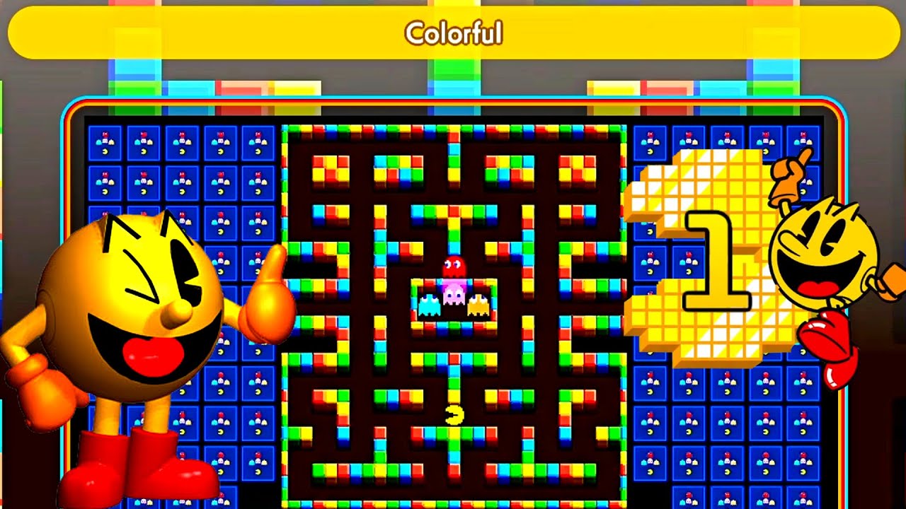 PAC-MAN 99 🍒 First Place Victory Win 🍒 Colorful Design #3