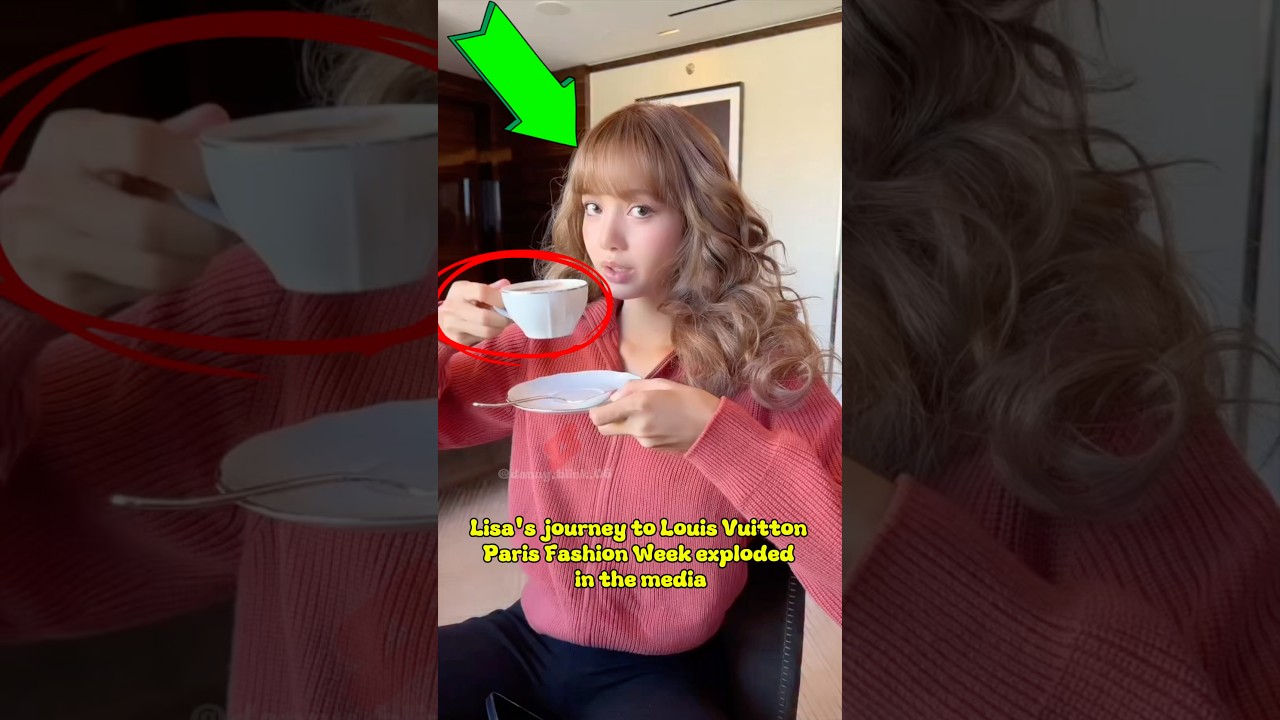 Поездка Лизы на Неделю моды Louis Vuitton в Париже вызвала большой резонанс в СМИ #lisa #blackpink