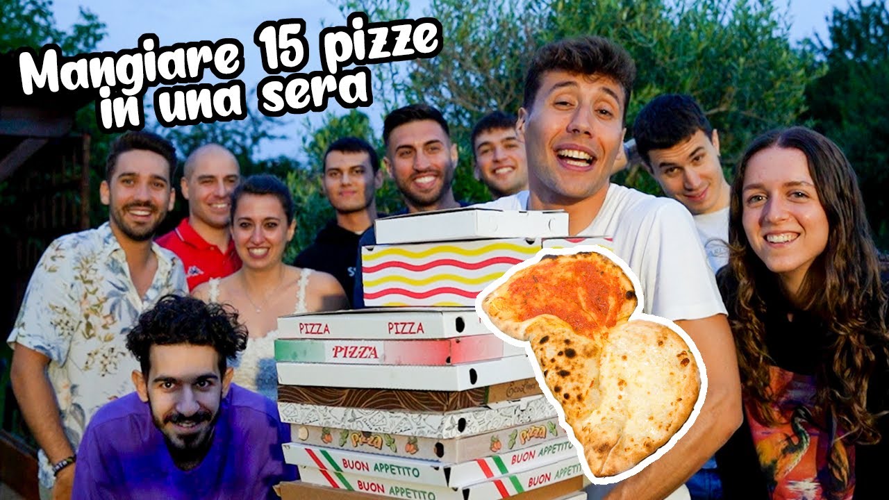 Mangiare 15 pizze in una sera per la settimana della pizza a Busto Arsizio