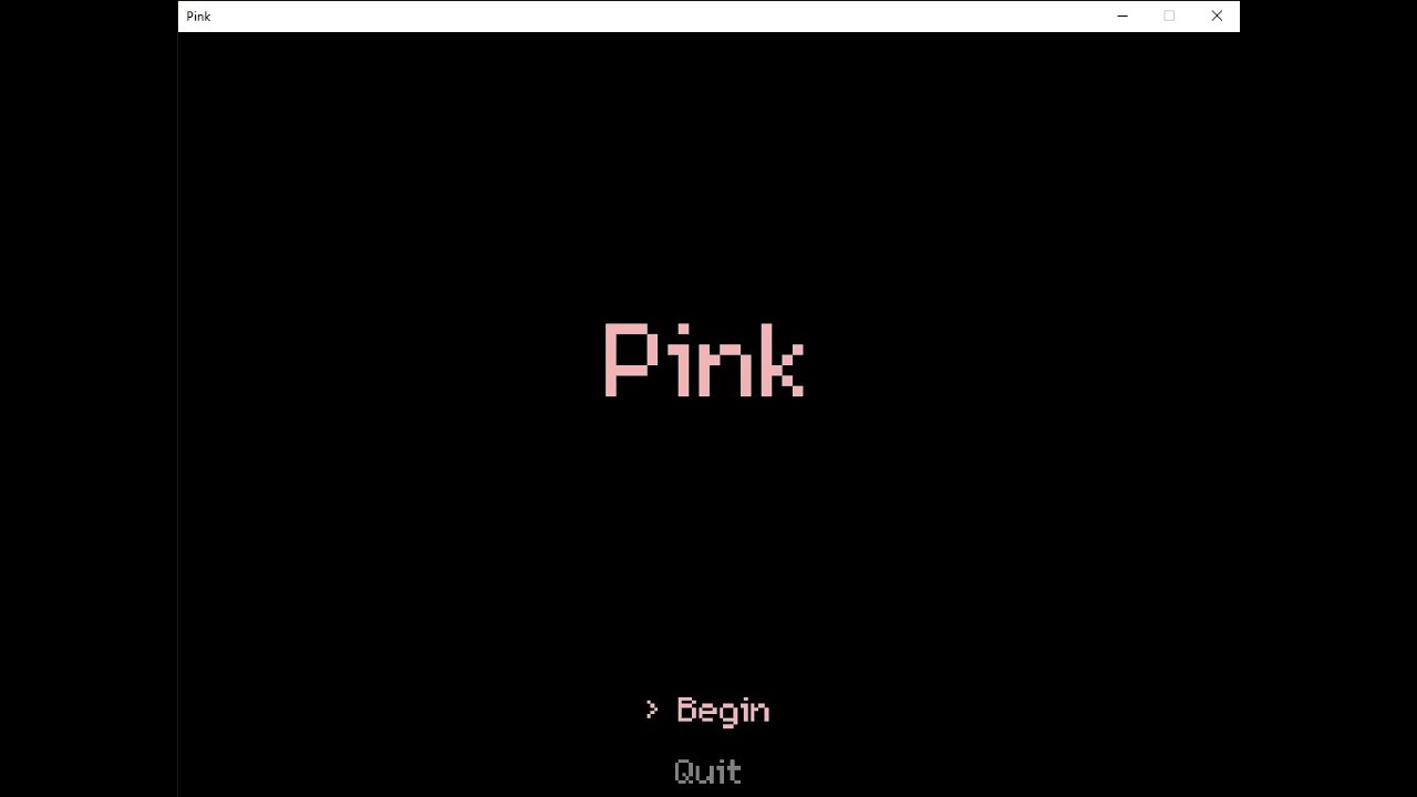 Pink by Augogames a short pixel horror game