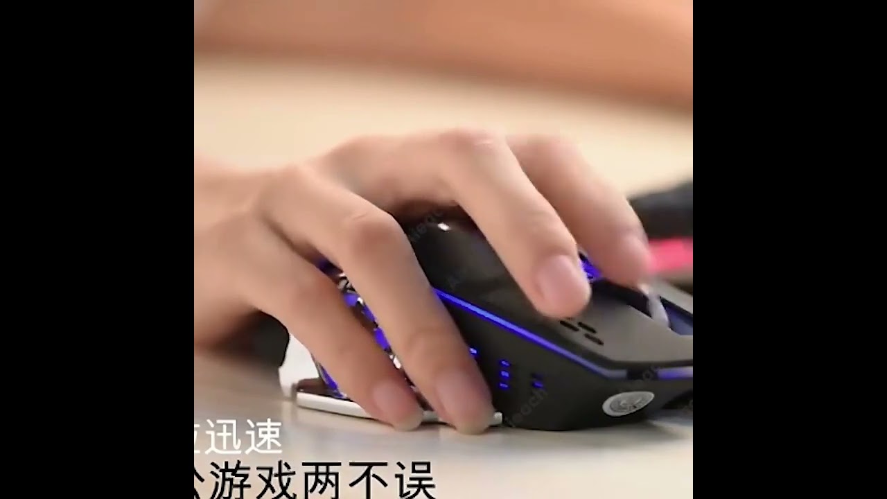 Mouse Retro Iluminado Bluetooph