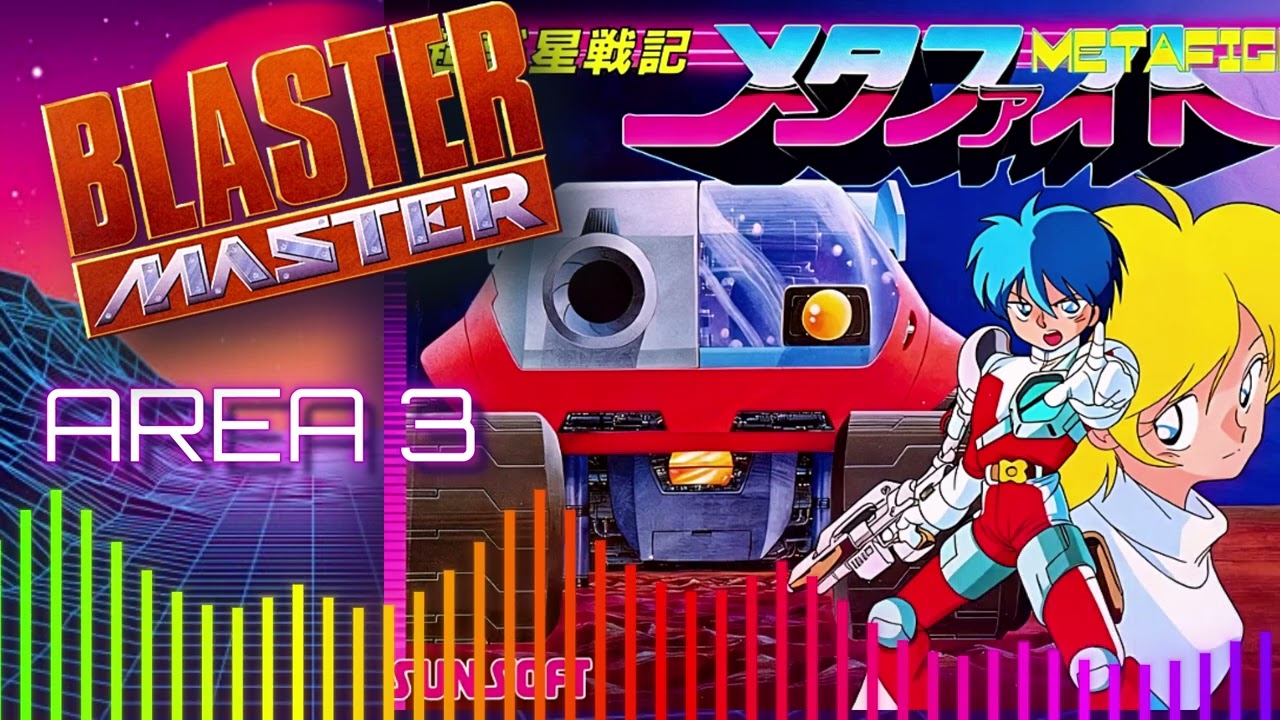 Blaster Master ~ Area 3 ~ OST 80s Synthwave ~ Electro Pop Version ~ NES ~ 超惑星戦記メタファイト