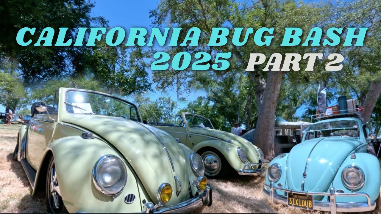 California Bug Bash 2025 – Part 2 | Custom Builds, Rare Finds & VW Engine Bay Close-Ups! | [4K]