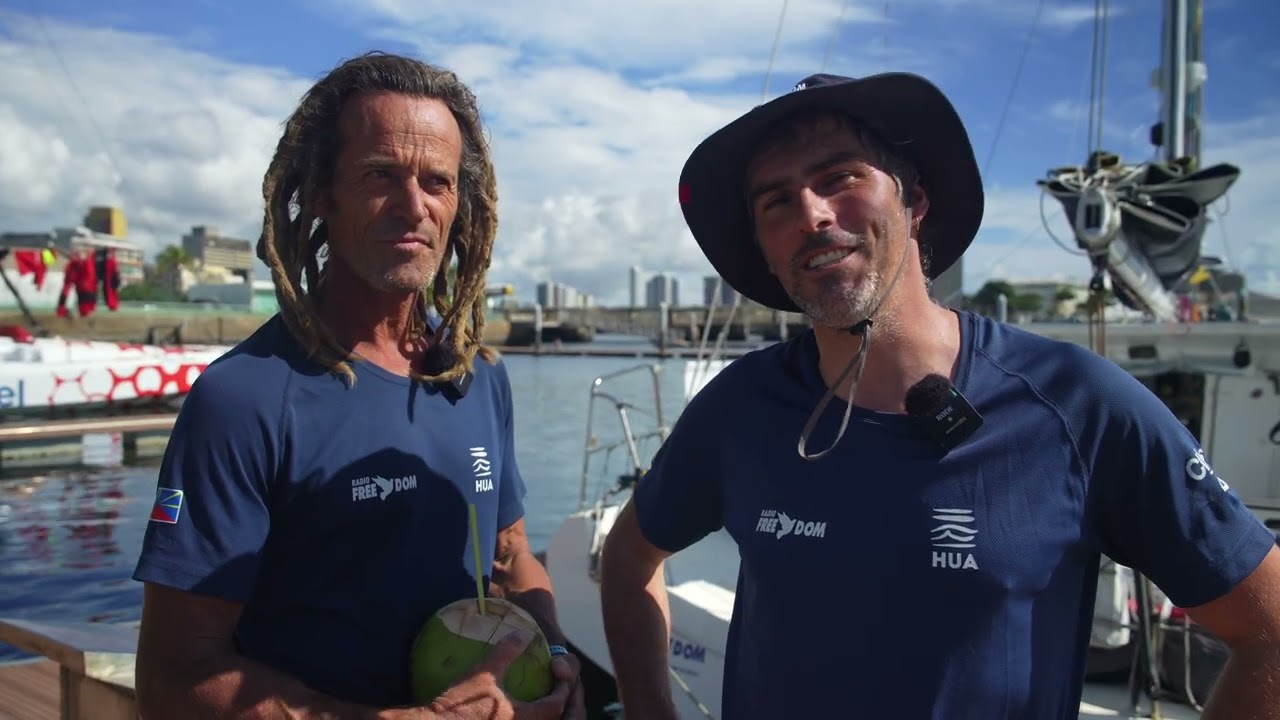 Interview arrivée Free Dom - 5ème étape