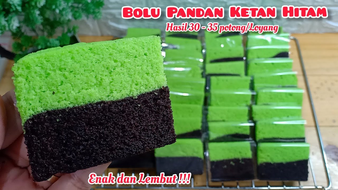 BOLU KUKUS PANDAN KETAN HITAM SUPER LEMBUT DAN ENAK COCOK UNTUK IDE JUALAN !!! COBAIN YUK