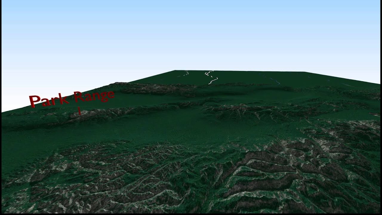 Colorado Laramide Highlands at 57 million years