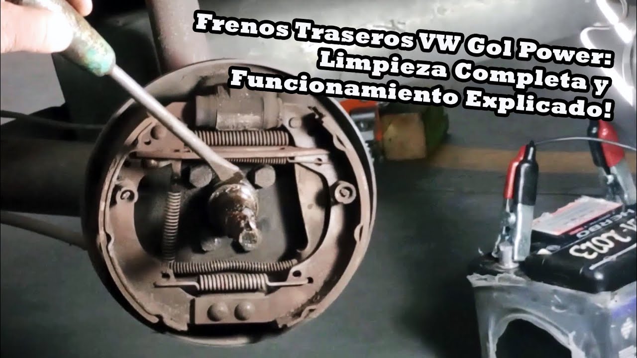 ¡Frená Seguro! Limpieza y Revisión de Frenos Traseros en Gol Power | Campana y cintas Funcionamiento