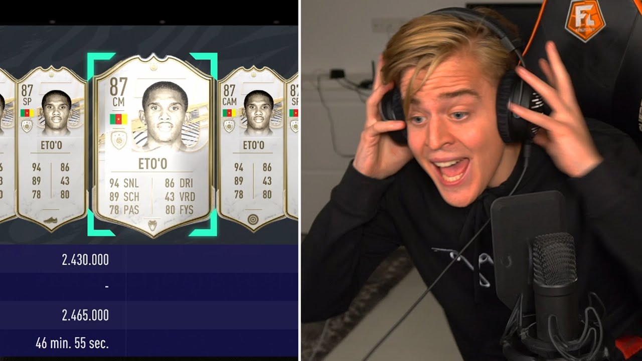 Packs openen totdat ik Eto'o kan kopen