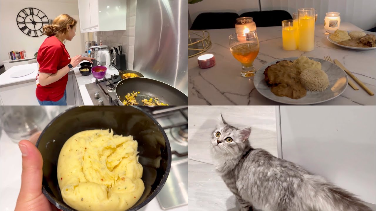 FANCY DINNER DATE PREP 😍🕯️🥩