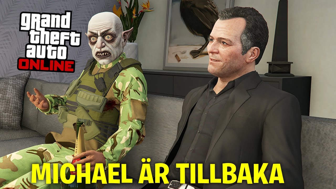 GTA ONLINE - SPELAR ÄNTLIGEN DET HEMLIGA MICHAEL UPPDRAGET I VÅR MANSION