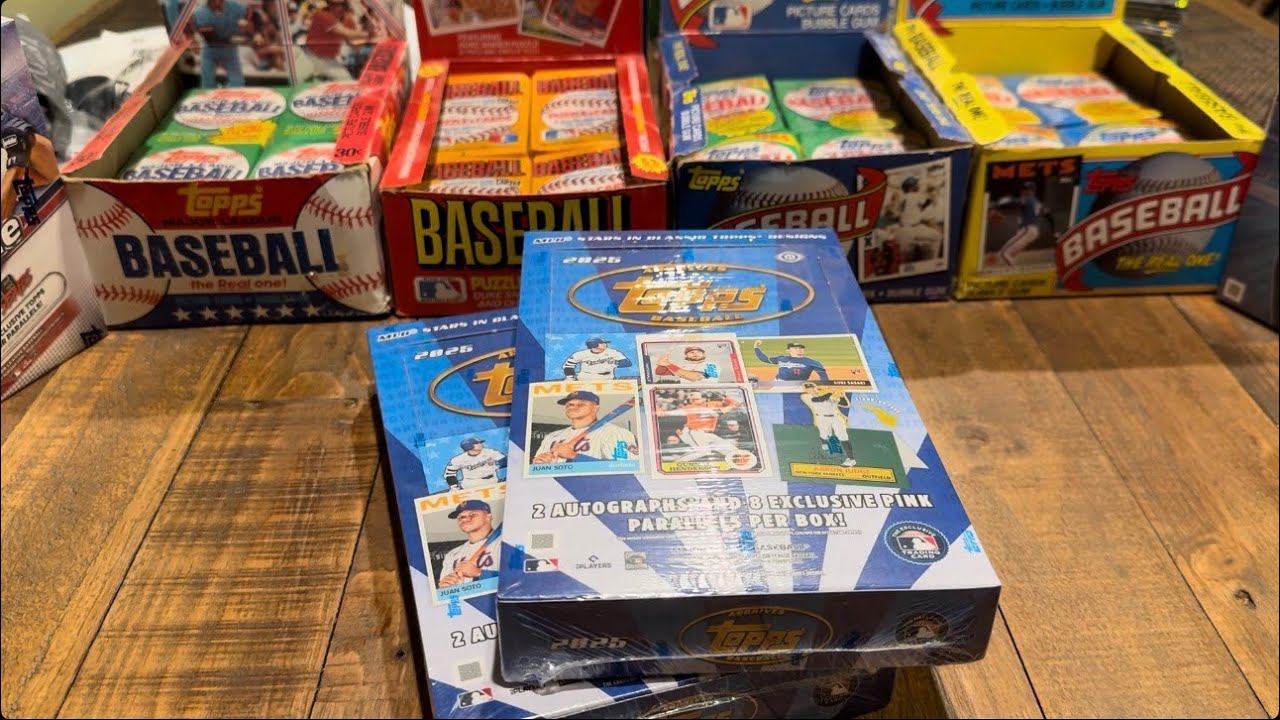 Распаковываю 2 коллекционных коробки Topps Archives, 2025 год! Вперед!