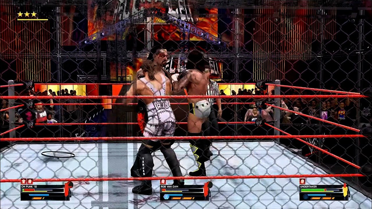 WWE Hell In A Cell 2009 Triple Threat IC Title Match